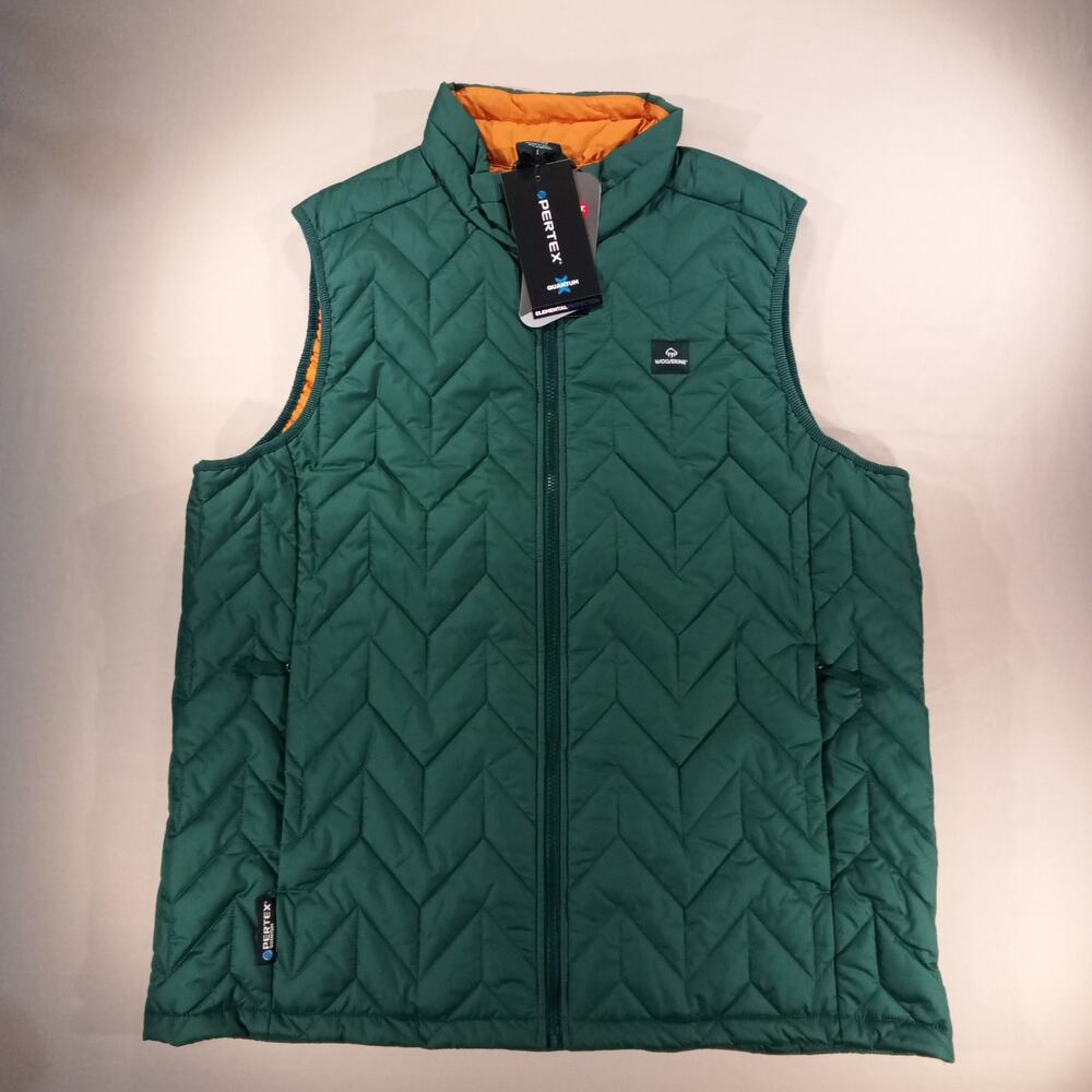 Wolverine Men’s M Dark Green Lockhart Insulated‎ Vest NWT